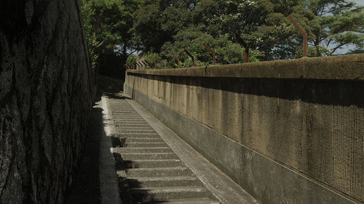 北九州市若松区白山 白山神社横の階段